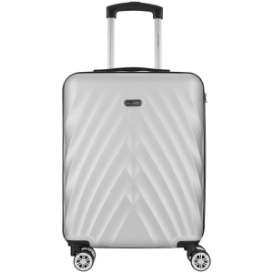 1-5060 Travelwize Terra ABS 77cm 4-Wheel Spinner Luggage - Silver