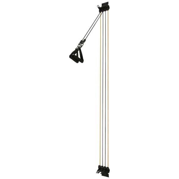 Volkano Active Doorway Gym - Black/Yellow