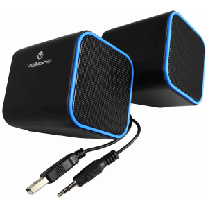 1-5101 Volkano Diamond Series USB Speaker - Blue