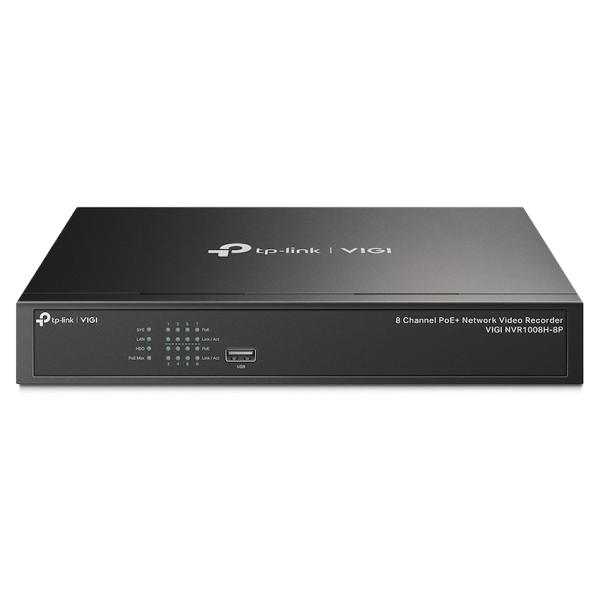 1-5159 TP-Link Vigi NVR1008H-8P 8-Channel PoE+ Network Video Recorder