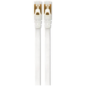 1-5229 VolkanoX Giga Series Cat7 Ethernet Cable 25m - White, Gold-Plated Tips