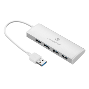 1-5285 VolkanoX Media Series 4-Port USB Hub with Power Cable