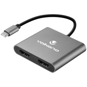 1-5311 Volkano Expand Series USB-C to Dual 4K HDMI Adaptor