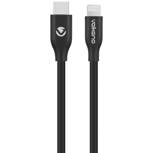 1-5323 Volkano Flexi Series Type-C to MFI Lightning 2.5m 27w - Black