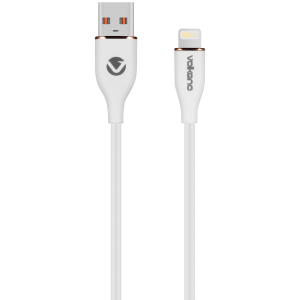 Volkano Flexi Series USB to MFI Lightning 2.5m 27w - White