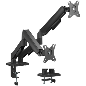 1-5403 Volkano Steel Series Full Motion Dual Monitor Desk Mount 17" - 32"