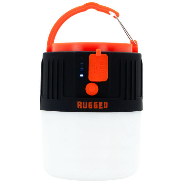 1-5416 Rugged by Volkano 500lm Rechargeable Solar LED Lantern with Power Bank