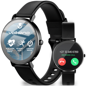 Volkano Aurora Series Ladies Smart Watch - Black