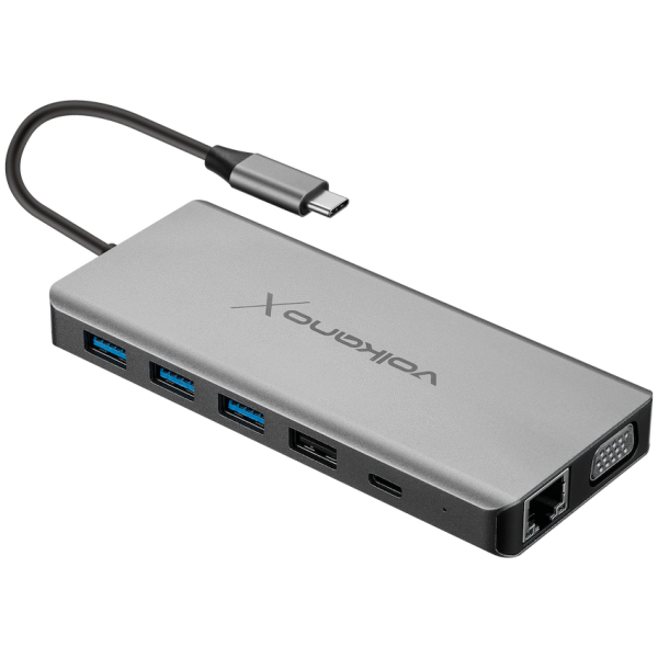 1-5565 VolkanoX Core Multi Duo 13-in-1 USB-C Hub
