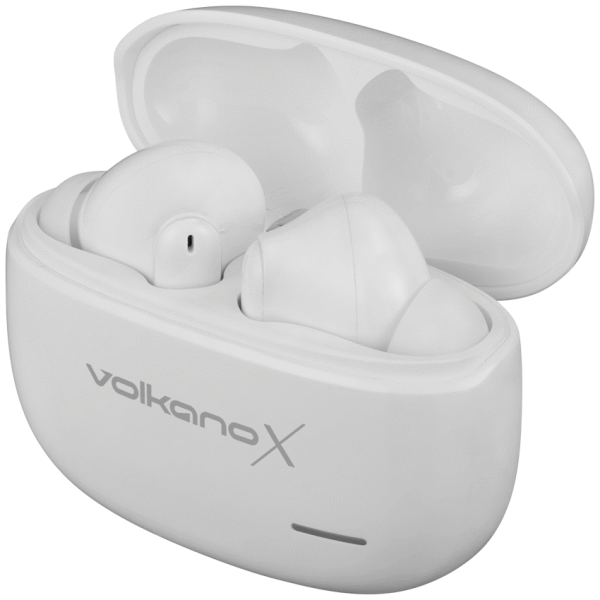 1-5640 VolkanoX VXT200S Hybrid ANC TWS Earphones - White