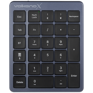 1-5673 Volkano X Numeric Series Keypad With Scissor keys - Black