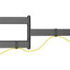 Ellies Solid Series Heavy Duty Full Motion TV Wall Mount 50" -105"