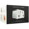 10-53 Boden Stark Anson Collection 4 Slice SS Toaster White