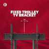 11-62 Ellies Solid series Fixed Trolley TV Bracket 37" - 70" TVs