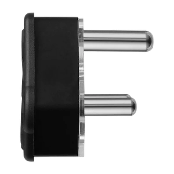 Ellies 16a Heavy-Duty Rubber Screw-on Plug Top - Black