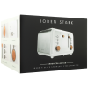 13-24 Boden Stark Anson Collection 4 Slice SS Toaster White