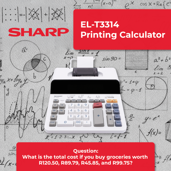 Sharp EL-T3314 Printing Calculator