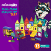 73 Magnetic Tiles, Windows, Stickers and Snowmen