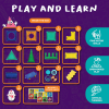 73 Magnetic Tiles, Windows, Stickers and Snowmen