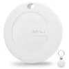 15-23 MiTag Apple-Compatible Tag with Leather Keychain Accessory - 1 Pack