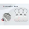 17-15 MiTag Apple-Compatible Tag with Leather Keychain Accessory - 1 Pack