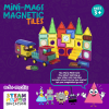 73 Magnetic Tiles, Windows, Stickers and Snowmen