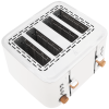 18-6 Boden Stark Anson Collection 4 Slice SS Toaster White