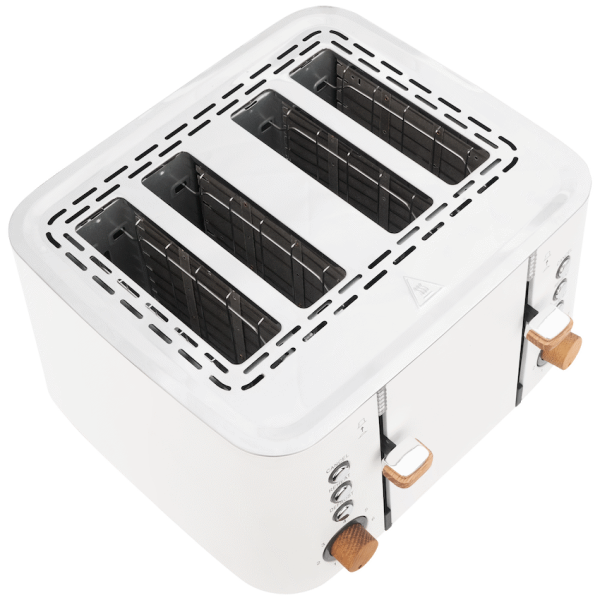18-6 Boden Stark Anson Collection 4 Slice SS Toaster White