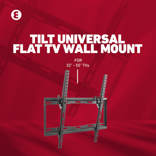 Ellies Solid series Tilt Tv Wall Mount For 32" - 55" TVs
