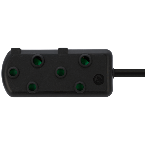 Ellies Side by Side Light Duty Extension Lead - 10m - Black