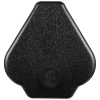 Ellies 16a Heavy-Duty Rubber Screw-on Plug Top - Black