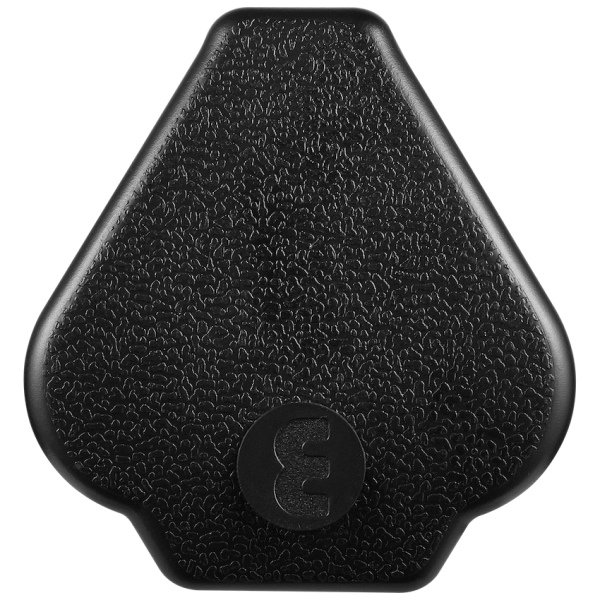 Ellies 16a Heavy-Duty Rubber Screw-on Plug Top - Black