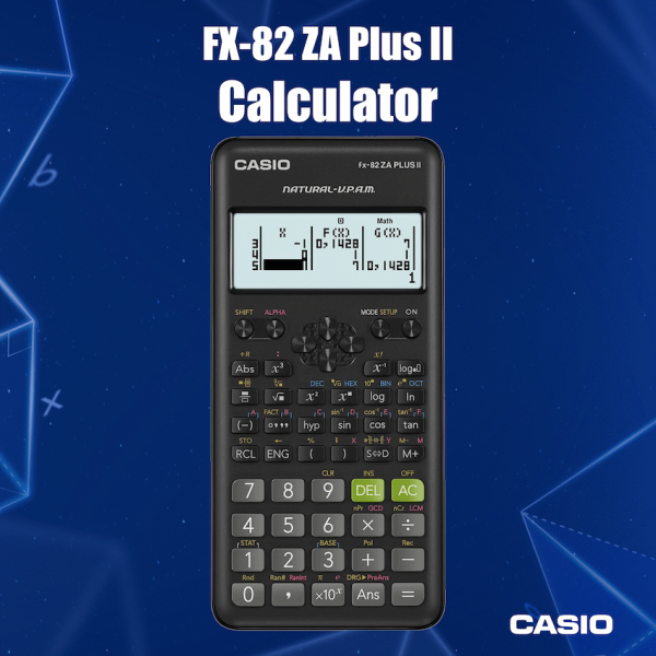 2-1058 Casio FX-82 ZA Plus II Calculator