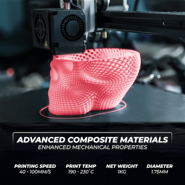 Creality CR-PLA Filament - Matte - Strawberry Red (1kg)