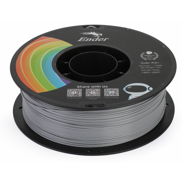 2-1232 Ender PLA+ Filament Grey 1Kg