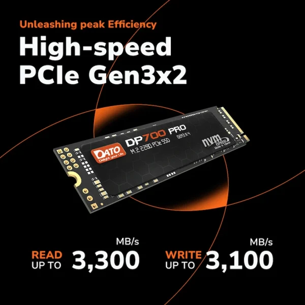 2-128 DATO DP700PRO NVME M.2 2280 - 512gb