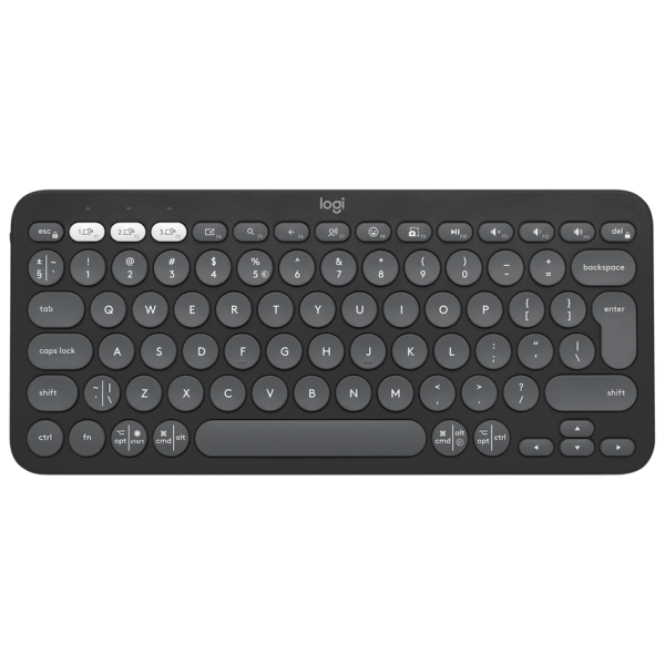 Logitech(R) Pebble Keys 2 K380s - Tonal Graphite