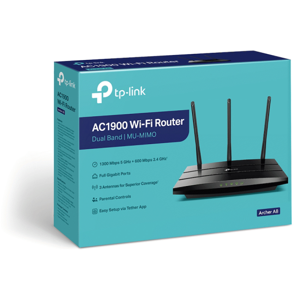 TP-Link Archer A8 AC1900 Wireless MU-MIMO Wi-Fi Router