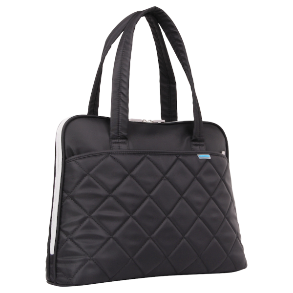 Kingsons 15.6" Shoulder Laptop Bag - Black - Ladies in Fashion