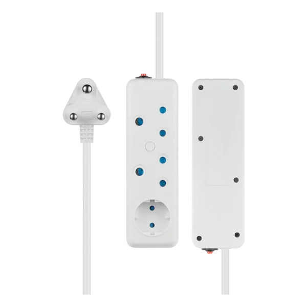 Ellies 3 Way Multiplug -0.5M