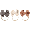 Echo Baby Bow Headbands - Set of 3 (Pebble, Amber, Stone)