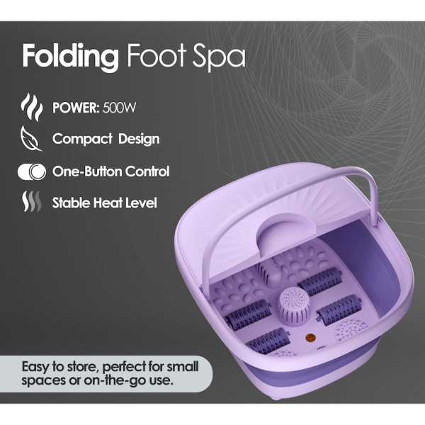 Elektra Folding Foot Spa Purple