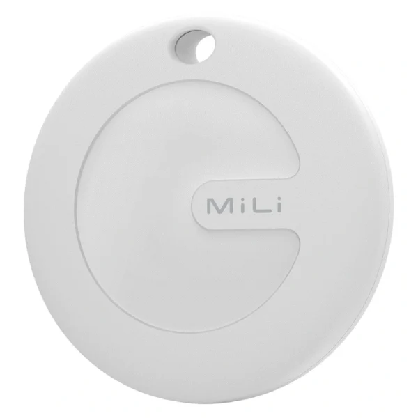 21-4 MiTag Apple-Compatible Tag with Leather Keychain Accessory - 1 Pack