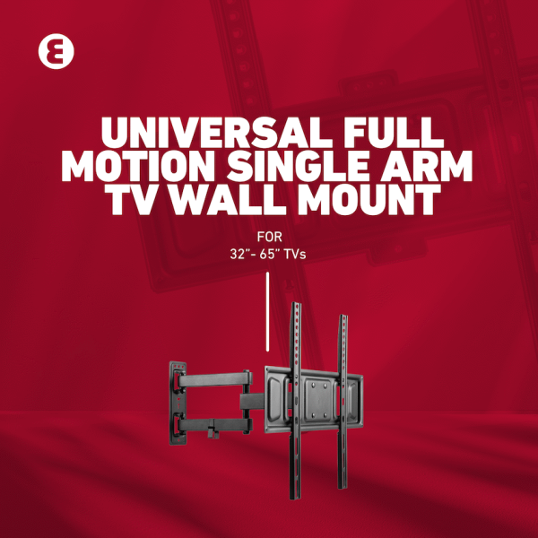 Ellies Solid series Full Motion Single Arm Mount 32"-65"TVs