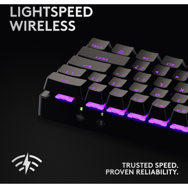 Logitech(R) G PRO X 60 Lightspeed Gaming Keyboard - Black