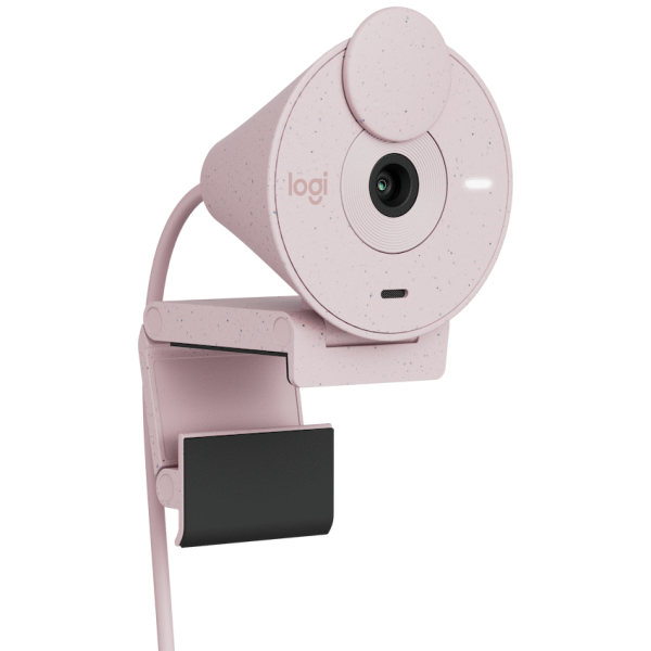 Logitech(R) Brio 300 Full HD Webcam - Rose