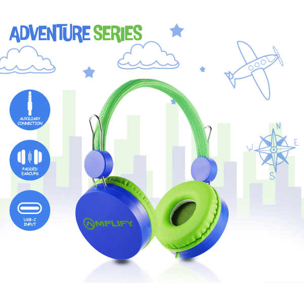 Amplify Kids Adventure Auxiliary Headphone
