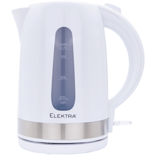 Elektra 1.7l Plastic Kettle - White