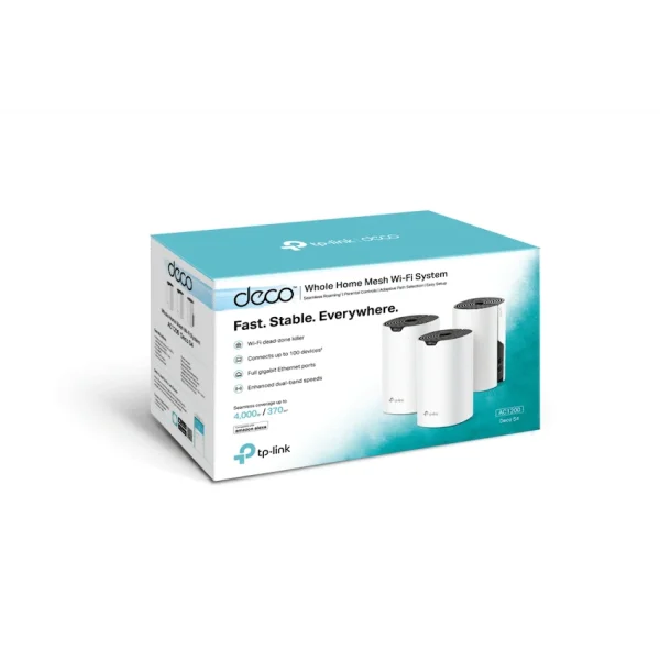 TP-Link Deco S4 (3-Pack) AC1200 Whole-Home Mesh Wi-Fi System