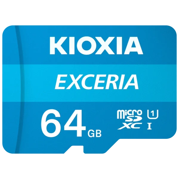 Kioxia 64gb Micro SDHC - UHS-1 Read 100MB/s CL10
